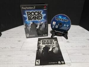 Rock Band (Sony PlayStation 2, PS2) Complete CIB Tested